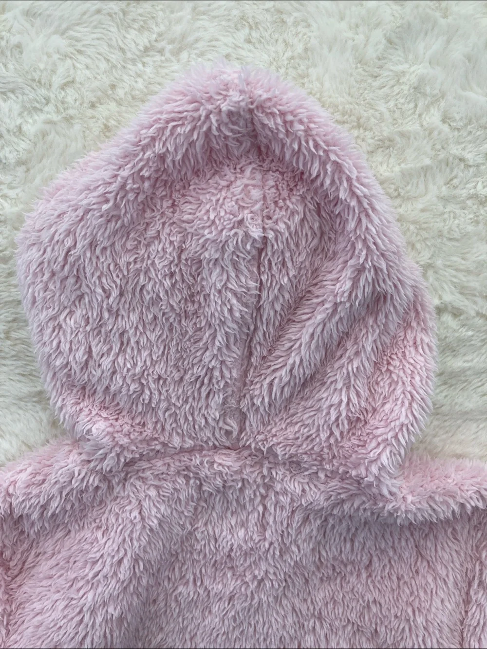 SALE! 50% Off Kids Old Navy Pink Teddy Jacket with Dark Pink Trim Size 5T
